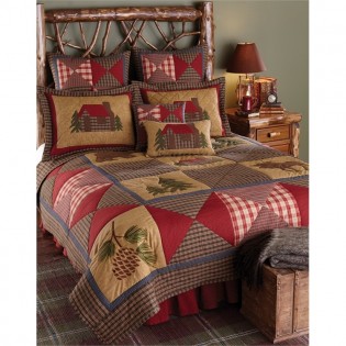 Country Cabin King Quilt