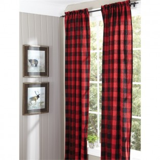 Buffalo Check Drapes