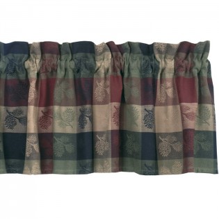 High Country Pine Cone Valance