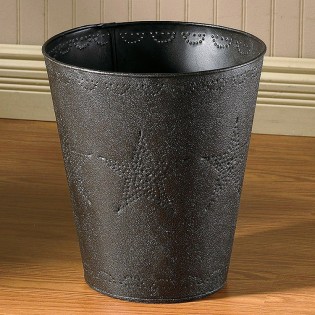 Star Punched Waste Basket