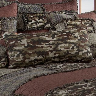 Camo Cobblestone Rectangle Pillow