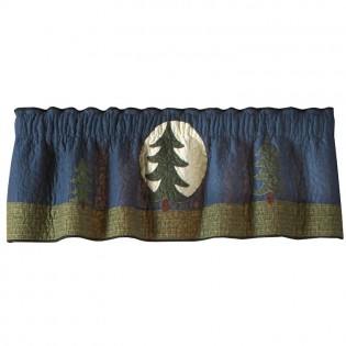 Bear Dance Pine Tree Valance/Runner