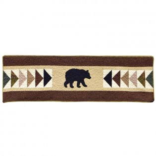 Woodcut Bear Valance/Runner