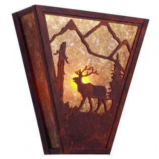 Mountain Elk Sconce