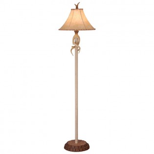 Lodge Antler Floor Lamp