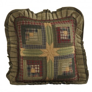 Tea Cabin Quilted Accent Pillow