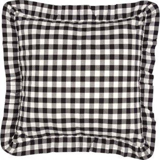 Annie Black Buffalo Check Euro Sham