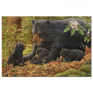 Crying Out Loud Bear and Cubs Wall Art