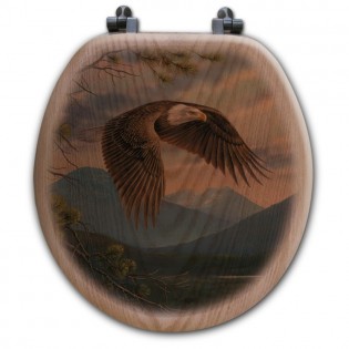 Majestic Eagle Toilet Seat-Round