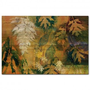 Maple Leaves and Fern Wall Art