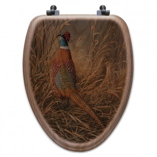 Pheasant Solitude Toilet Seat-Elongated