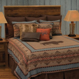 Full Bison Ridge Basic Bed Set