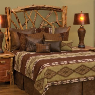 Pueblo Heather Twin Coverlet