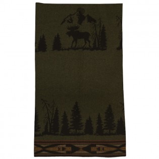 Pine Moose Throw