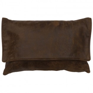 Bison Ridge Leather Pillow
