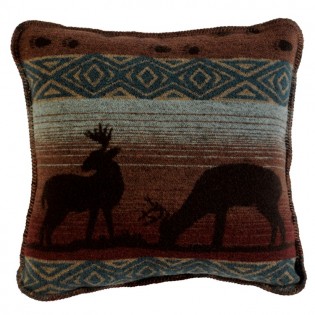 Deer Meadow Square Pillow