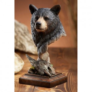 Smokey Black Bear Sculpture