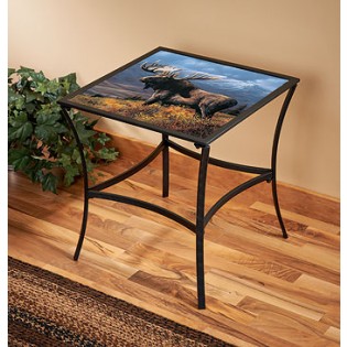 Copper Moose Accent Table