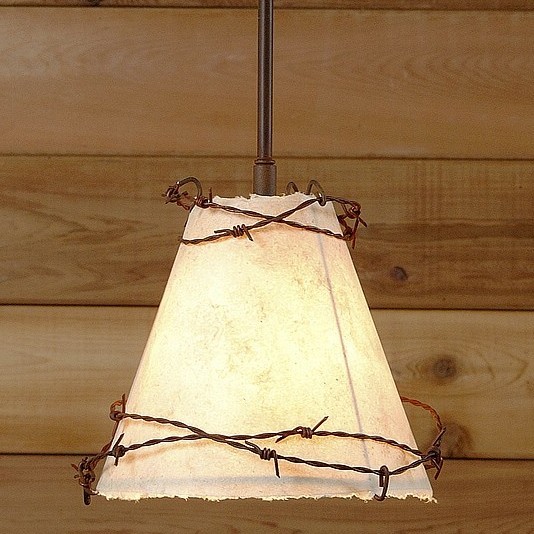 Sunderland Barbed Wire Tapered Pendant Lights
