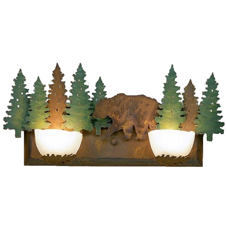 Halogen Bear Vanity Lights
