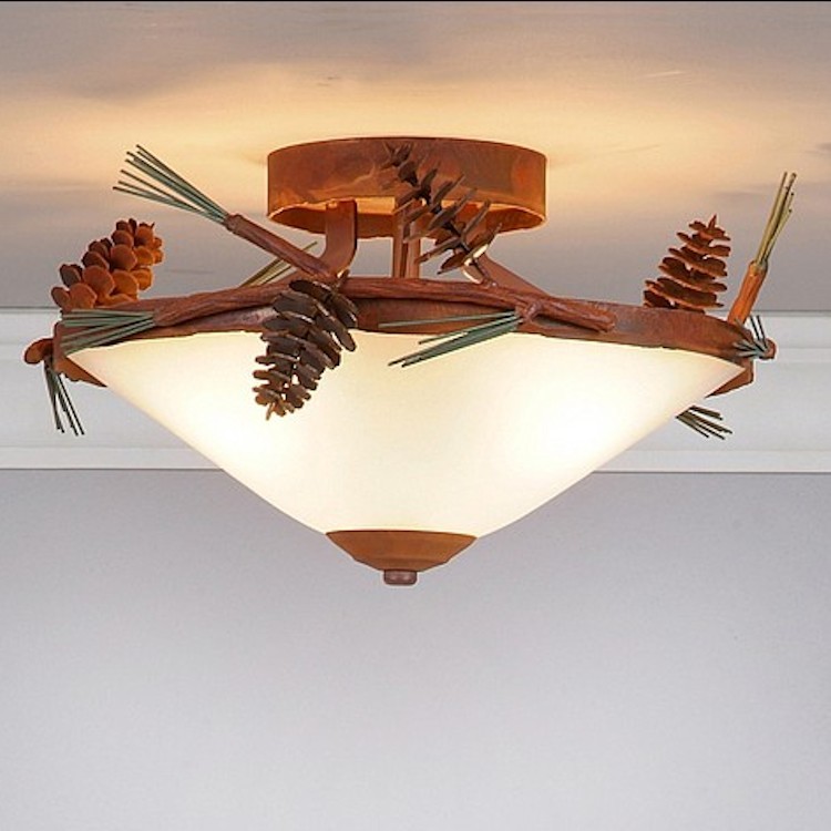 Wisley Pine Cone Ceiling Light