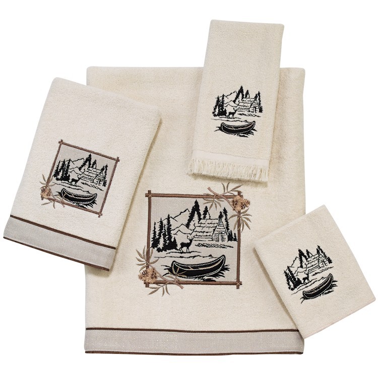Log Cabin Towels