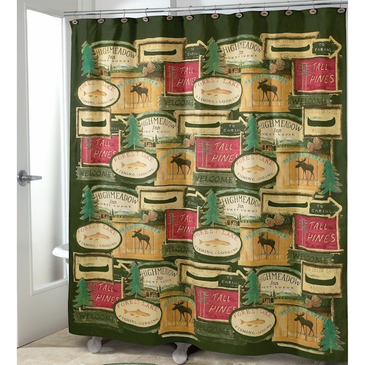 Rather Be Fishing Shower Curtain