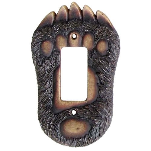 Bear Paw Single GFI Switch Plate