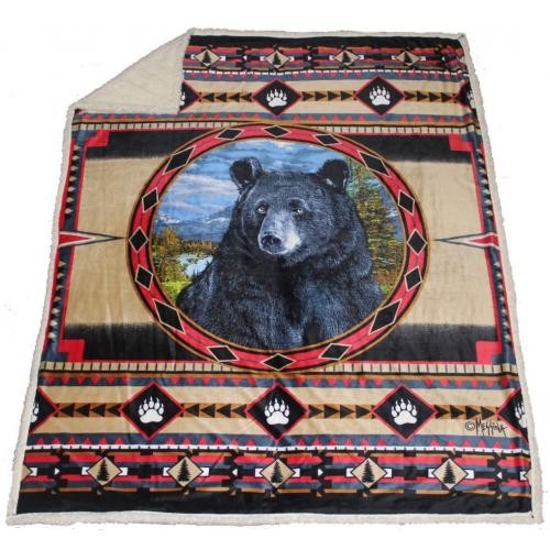 sherpa bear pillow