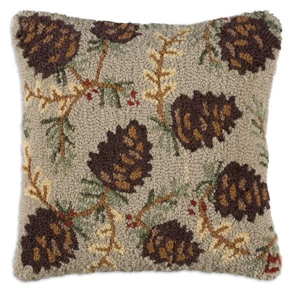 Northwoods Pine Cone Pillow