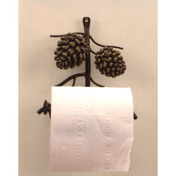 Metal Pinecone Toilet Paper Holder
