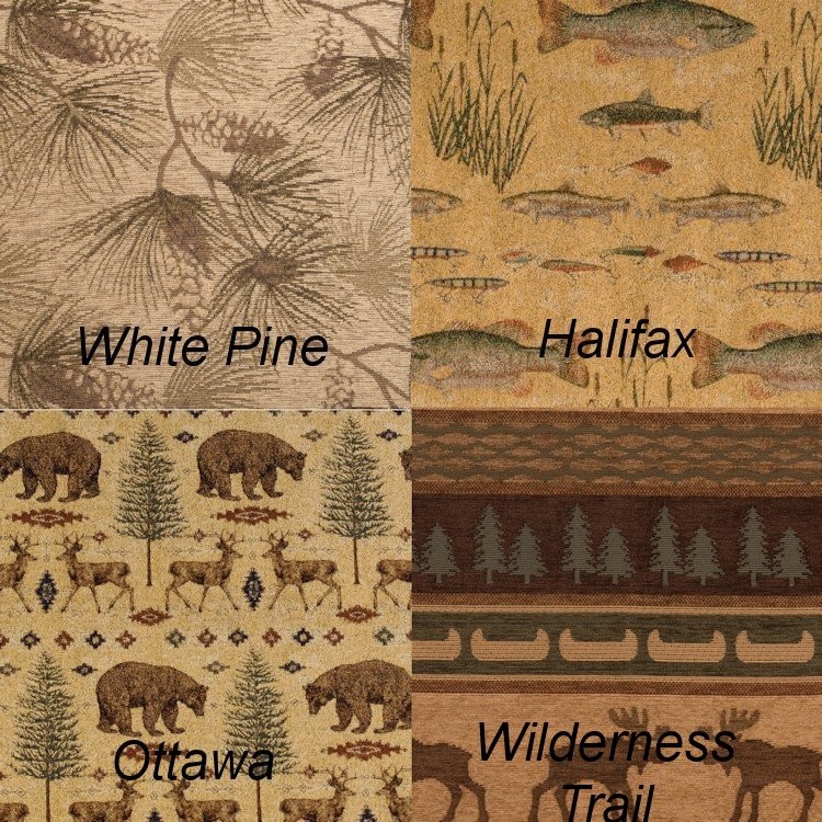 Log Futon Chair with Ottoman