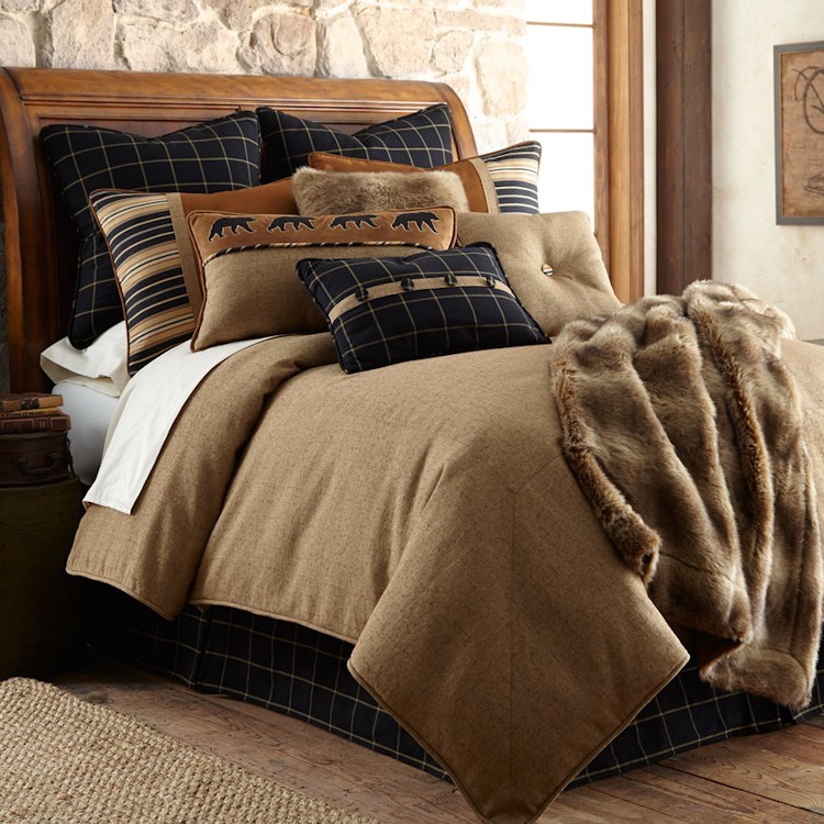 Ashbury Lodge Comforter Sets, Burlap Duvet Cover