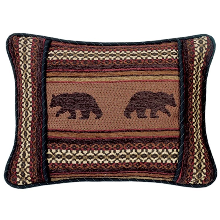 red bear pillow