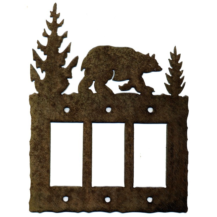 Bear GFI/Rocker Switch Plates