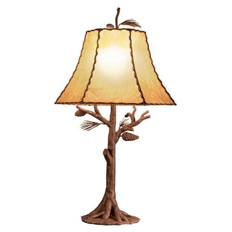 Ponderosa Table Lamp, Wildlife Floor Lamps