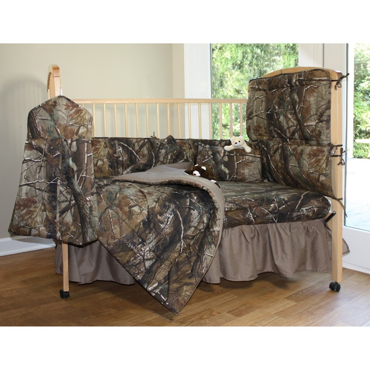 Camo crib set outlet