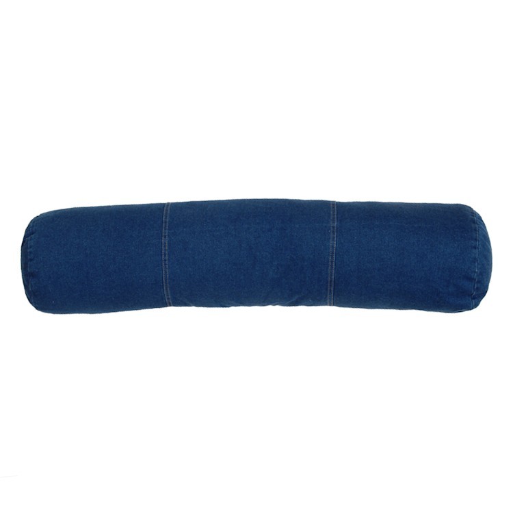 Denim Jumbo Bolster Pillow