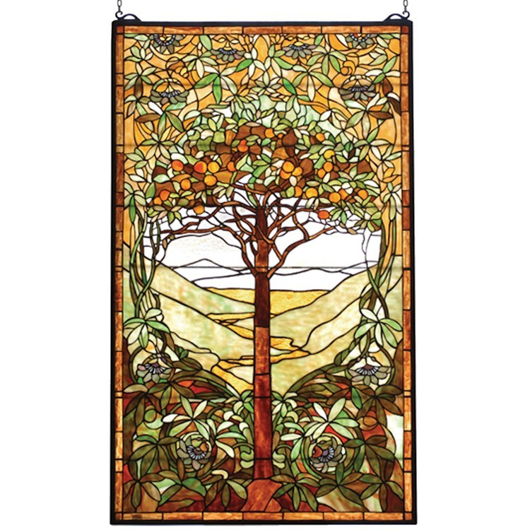 louis c tiffany stained glass tree of life