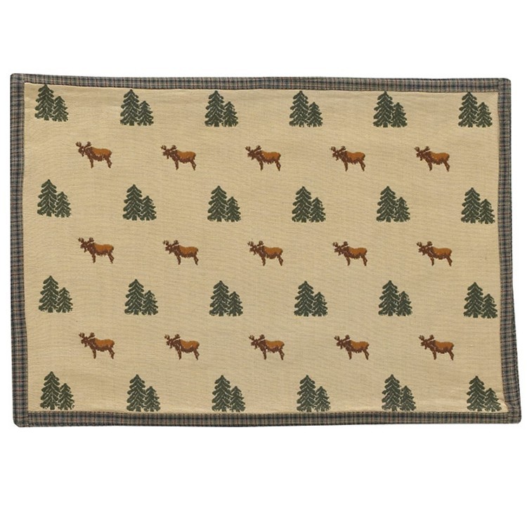 Moose and Pine Placemat