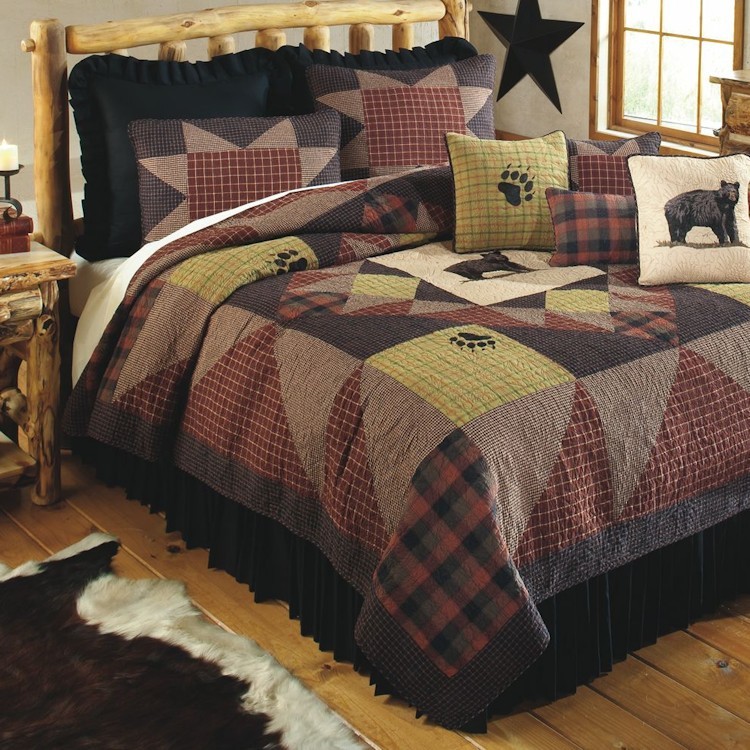 Bears Paw Quilt SetKing