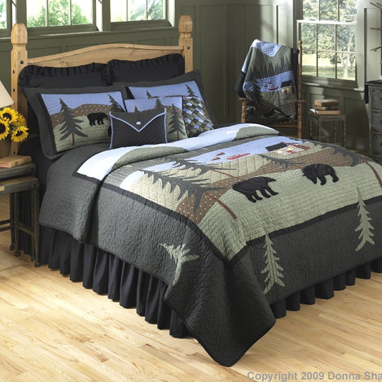 Twin Bear Lake Quilt Set