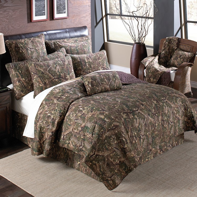 Quilted Camouflage Bed Set Twin, Camo Bed Sheets Twin