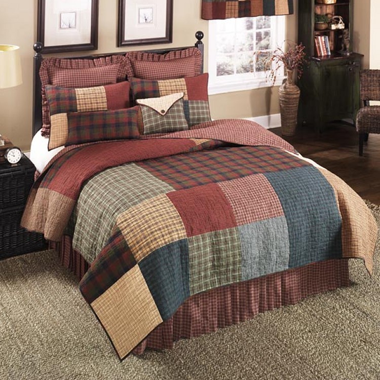Campfire Square Bed Set Queen The Cabin Shop
