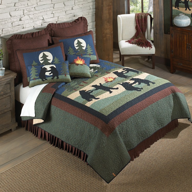 Bear Dance King Quilt