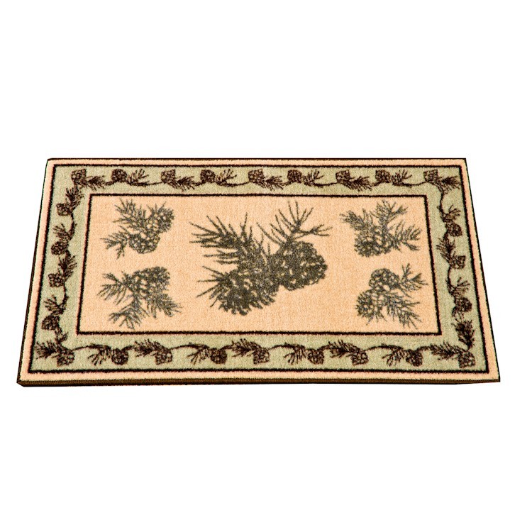 Pine cone Valley Kitchen and Bath Rug