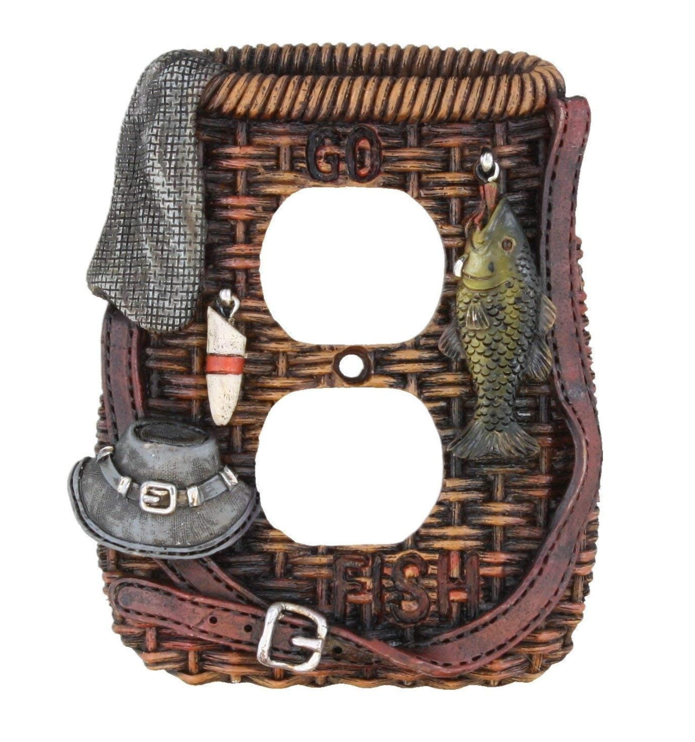 Rather Be Fishing Outlet Switch Plate
