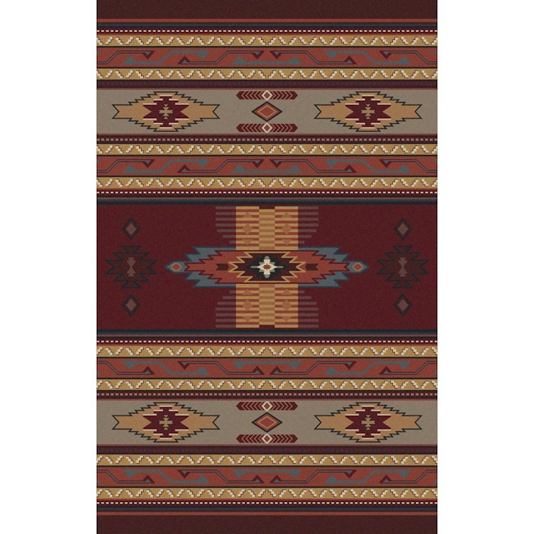 Burgundy Phoenix Rug 8x11