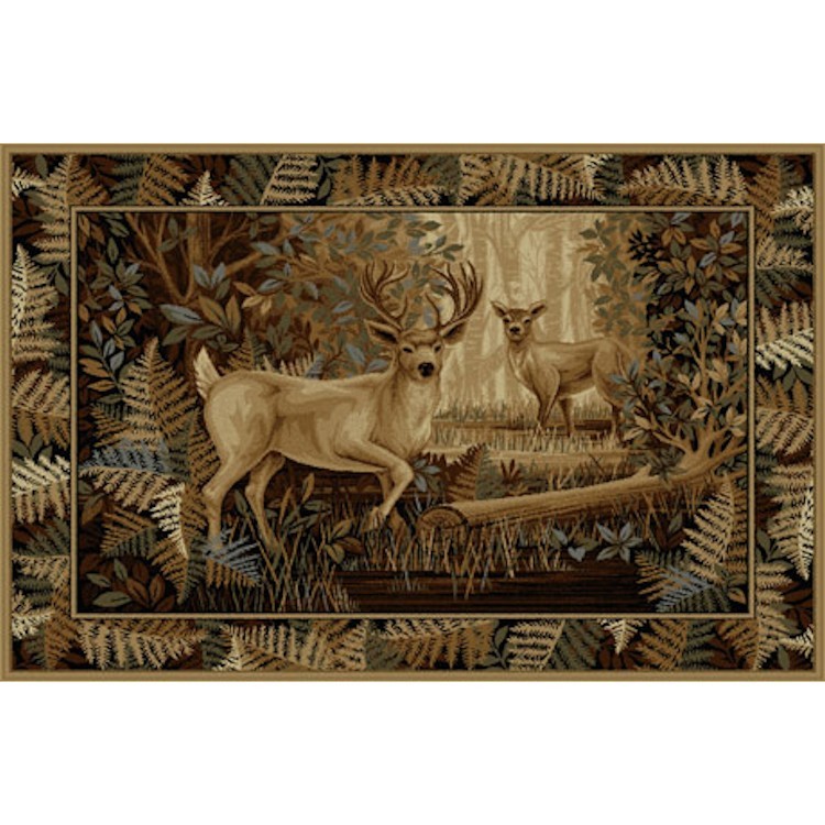 North Ridge Deer Area Rugs