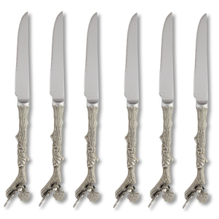 Pewter Acorn Flatware